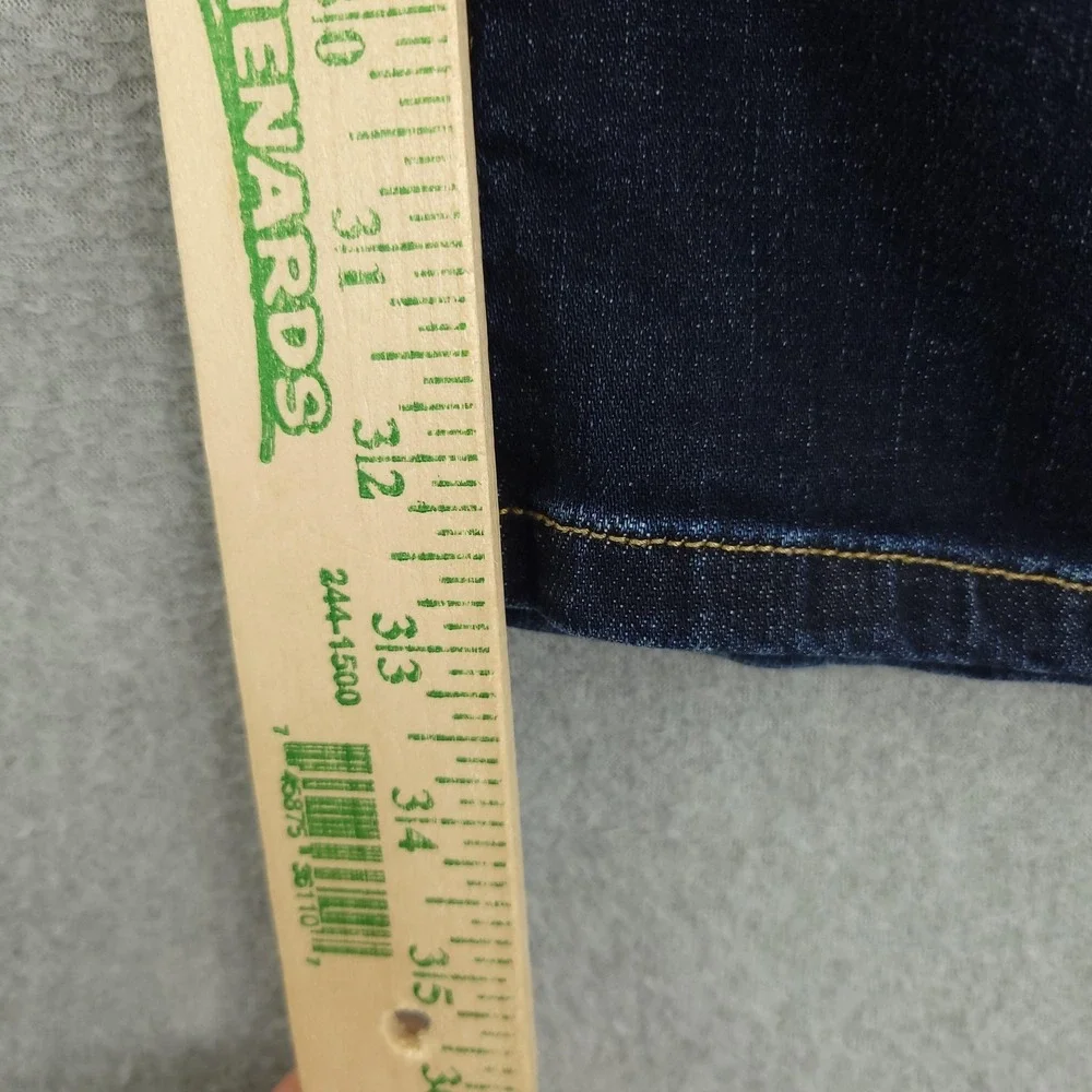 Buckle Black Jeans Womens 32x34 Blue Dark Wash Curvy Bootcut Stretch Denim